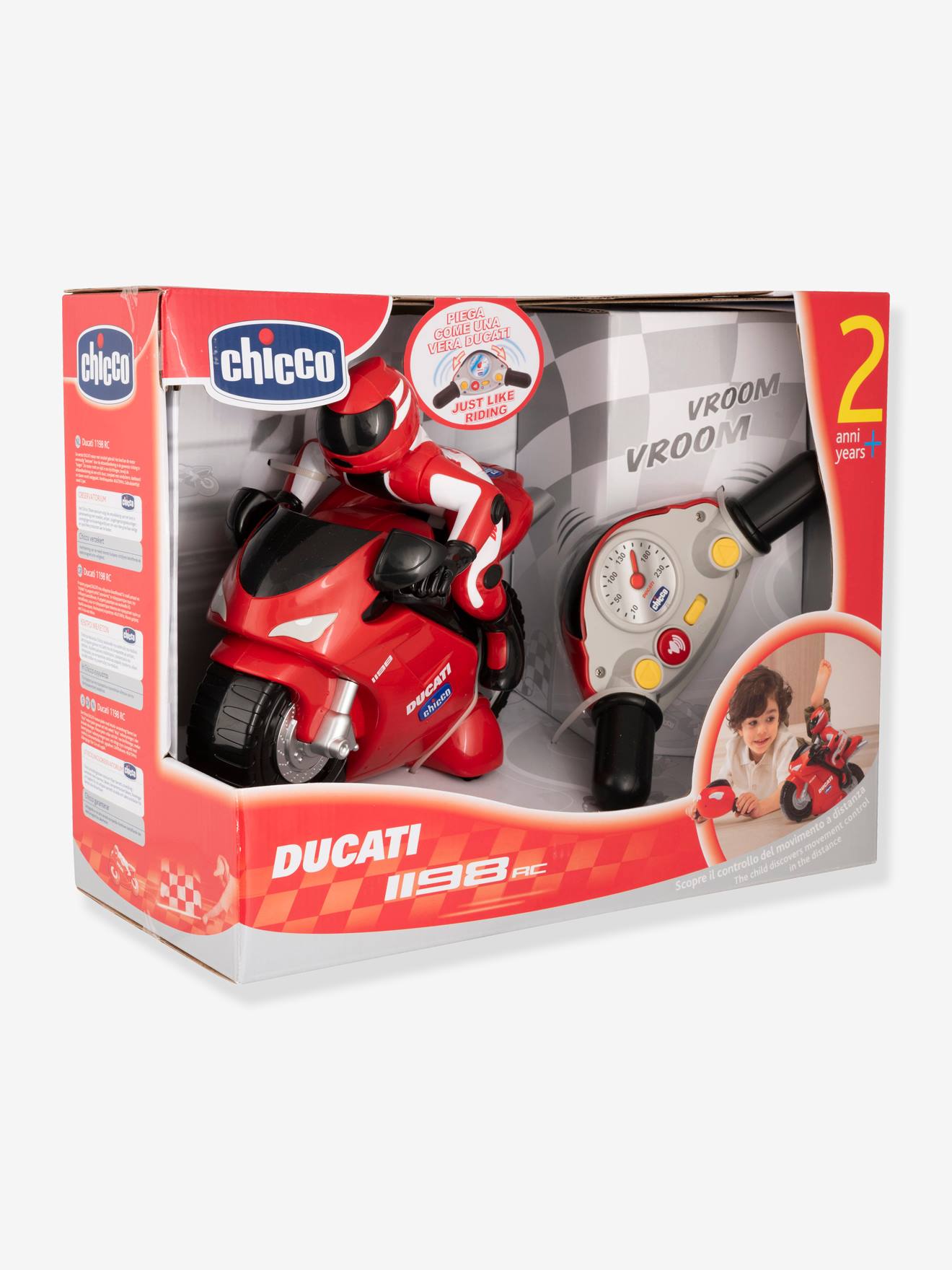 Motocicleta Ducati 1198 vermelha Chicco