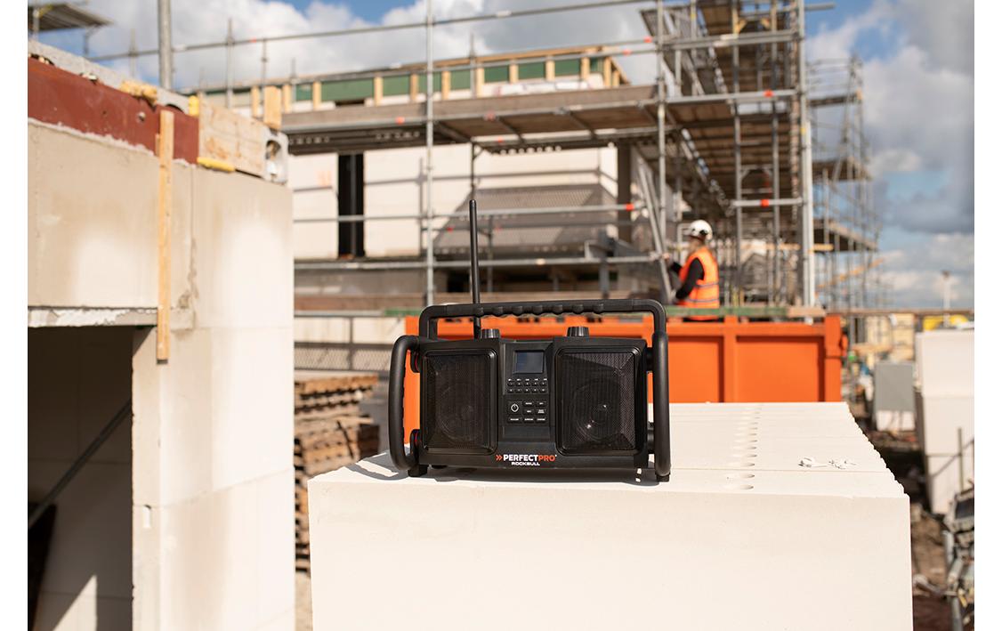 DAB+ Radio ROCKBULL Schwarz<br>Die mobile Hi-Fi-Stereoanlage