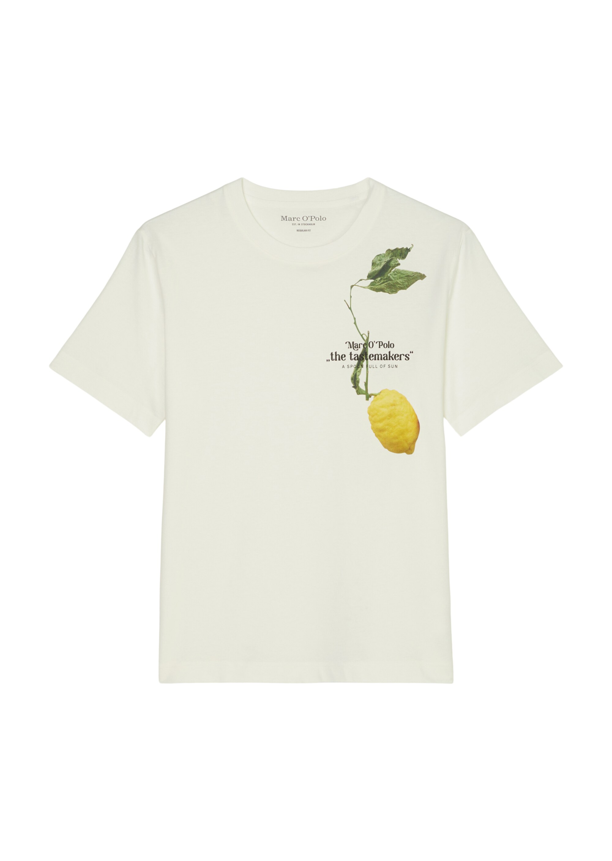 T-Shirt regular mit botanischem Fotoprint