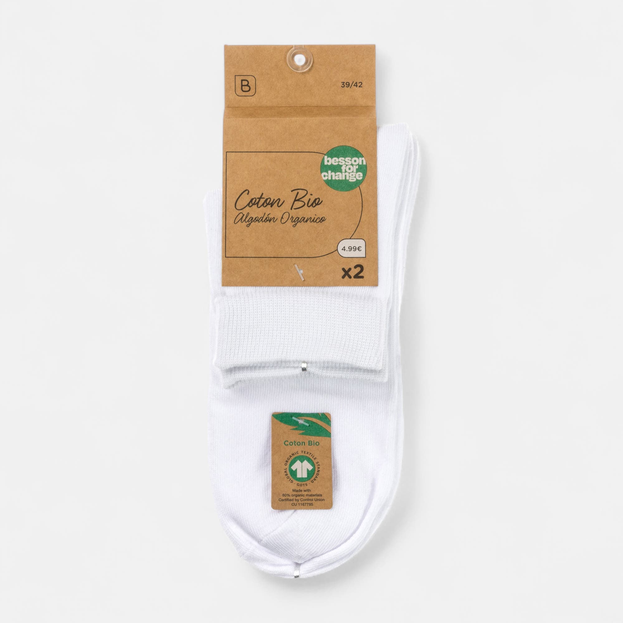 Chaussettes Homme blanc