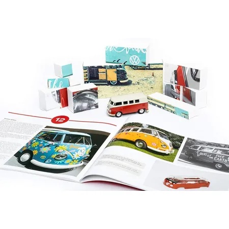 Franzis Adventskalender VW-Bulli T1 rot 2020