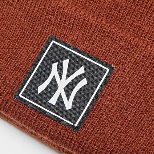 Bonnet Team Cuff New York Yankees Marron