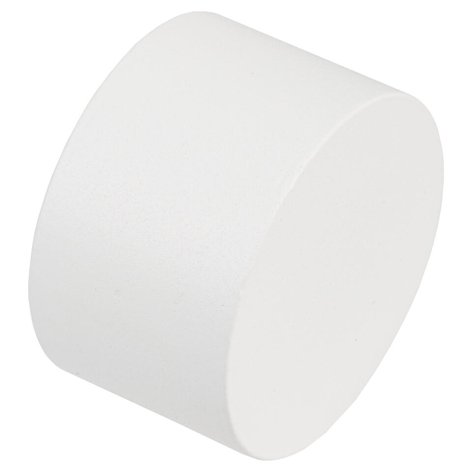 Eindknop Basic Gordijnroede 28mm Wit