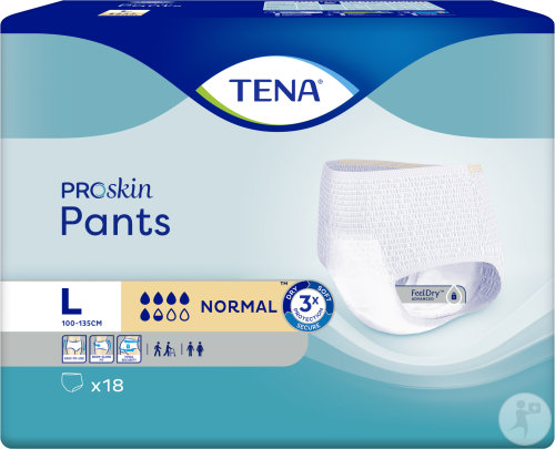 Tena ProSkin Pants Normal Sous-Vêtement Absorbant Large 18 Pièces