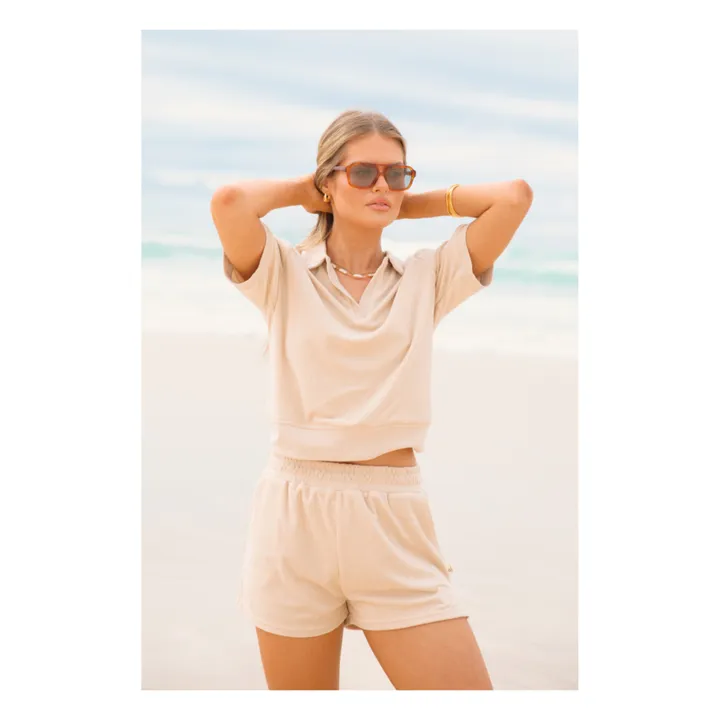 Araminta James Ensemble Polo Terry | Beige