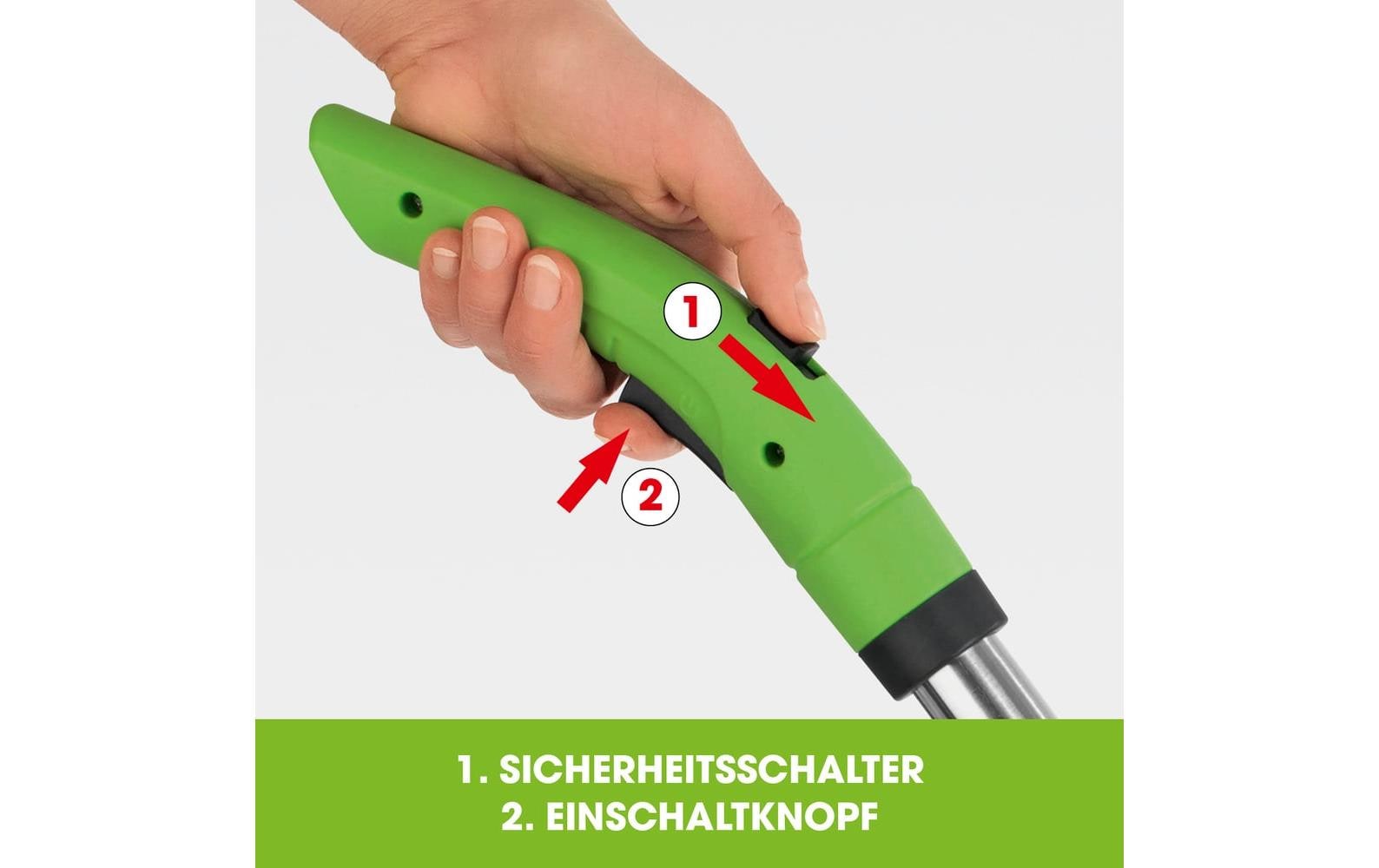 Akku-Rasentrimmer – GrünBürstenschneider 28W