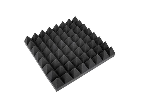 Omnitronic akustisk skumpyramide 100 mm, 50x50 cm (8070265T)