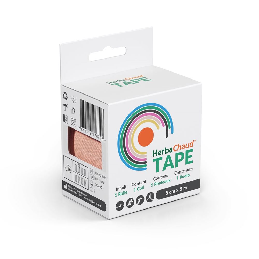 HERBACHAUD Tape<br>1 Stück, 5cmx5m, beige
