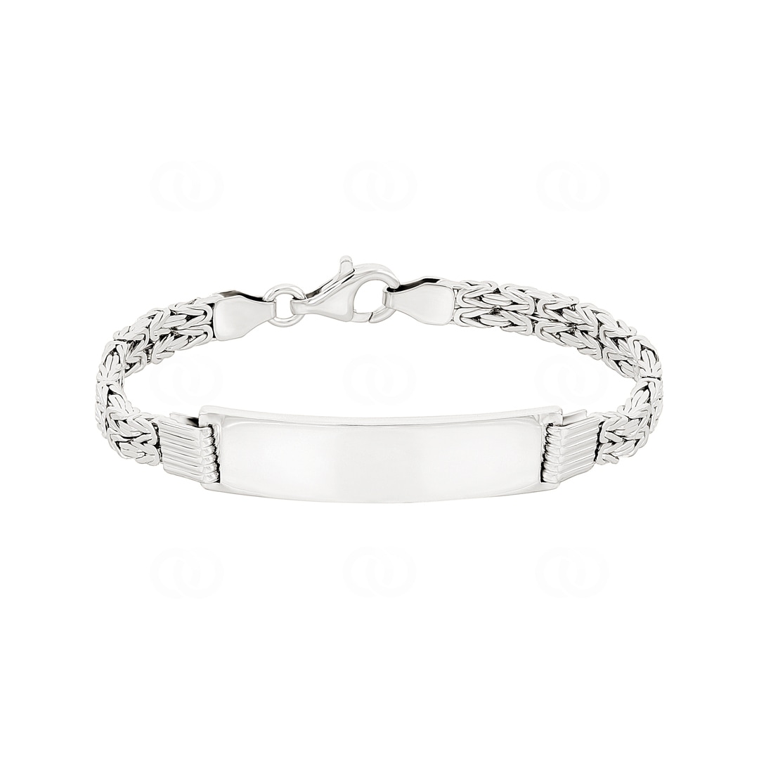 Gravurarmband König 925 Silber 6.0mm
