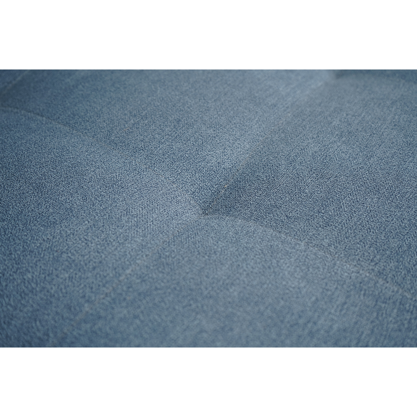 Ecksofa - blue - Velours - Liegefunktion - Staukasten rechts