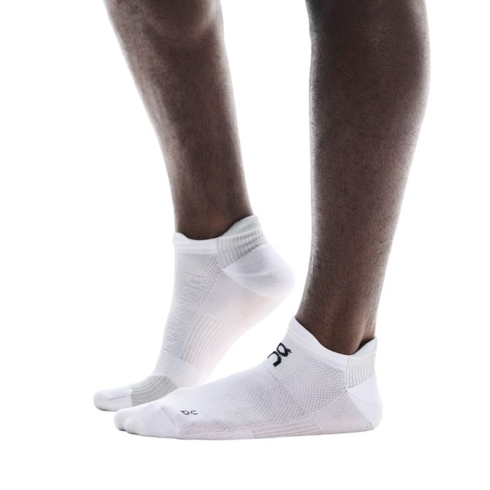 On Unisex Strømper Performance Run Sock Low-Cut Hvid