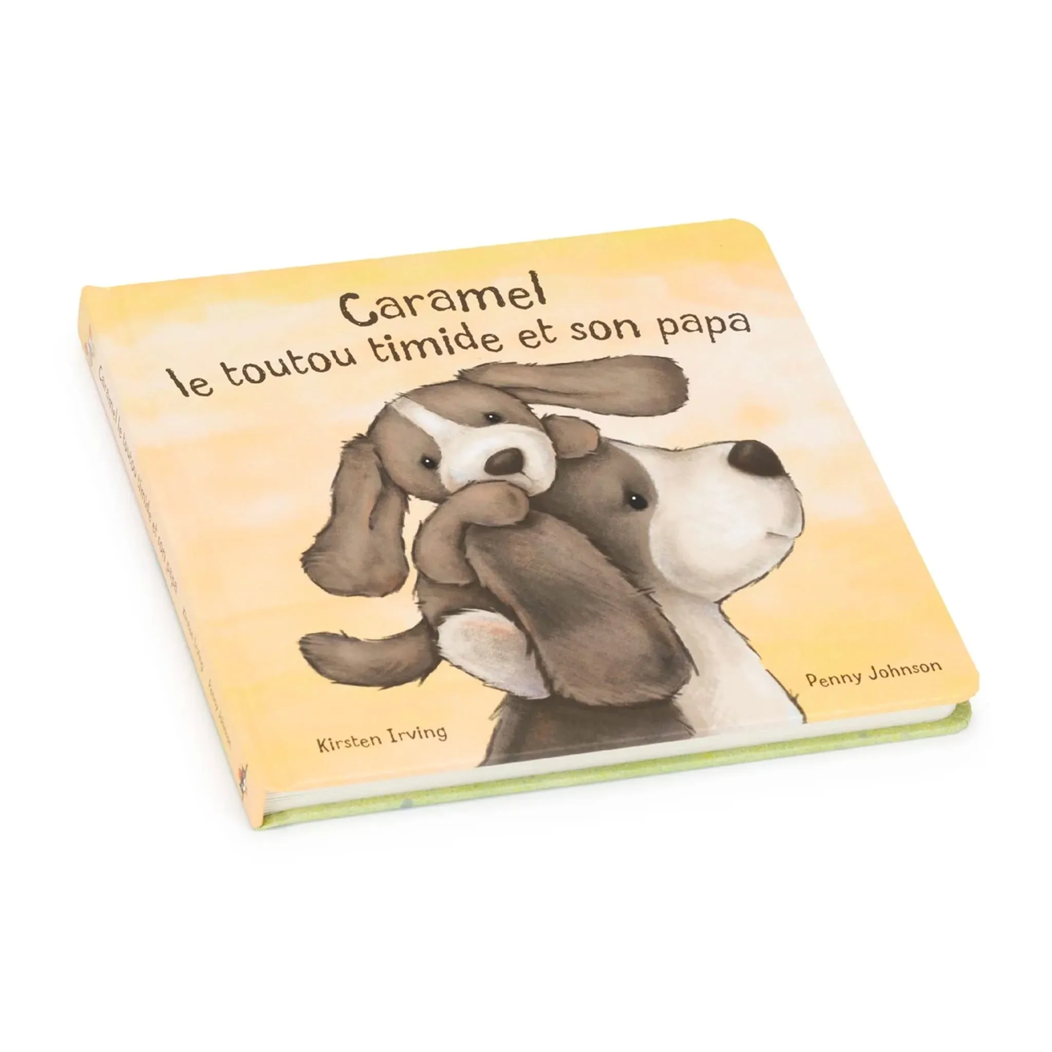 Jellycat Caramel Le Toutou Timide et son Papa