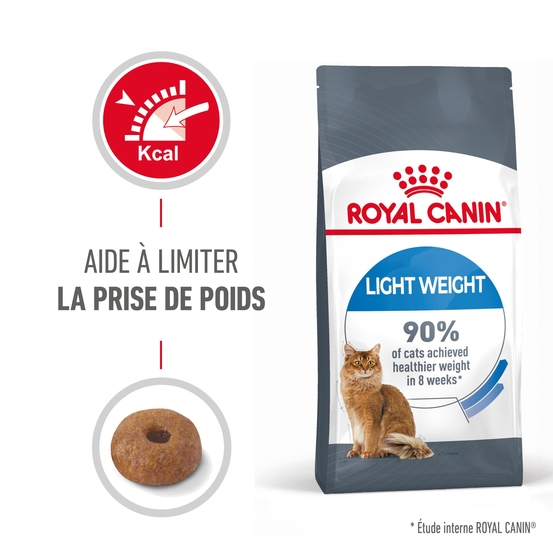 Croquettes chat Adulte limite prise de poids Light Weight 8kg
