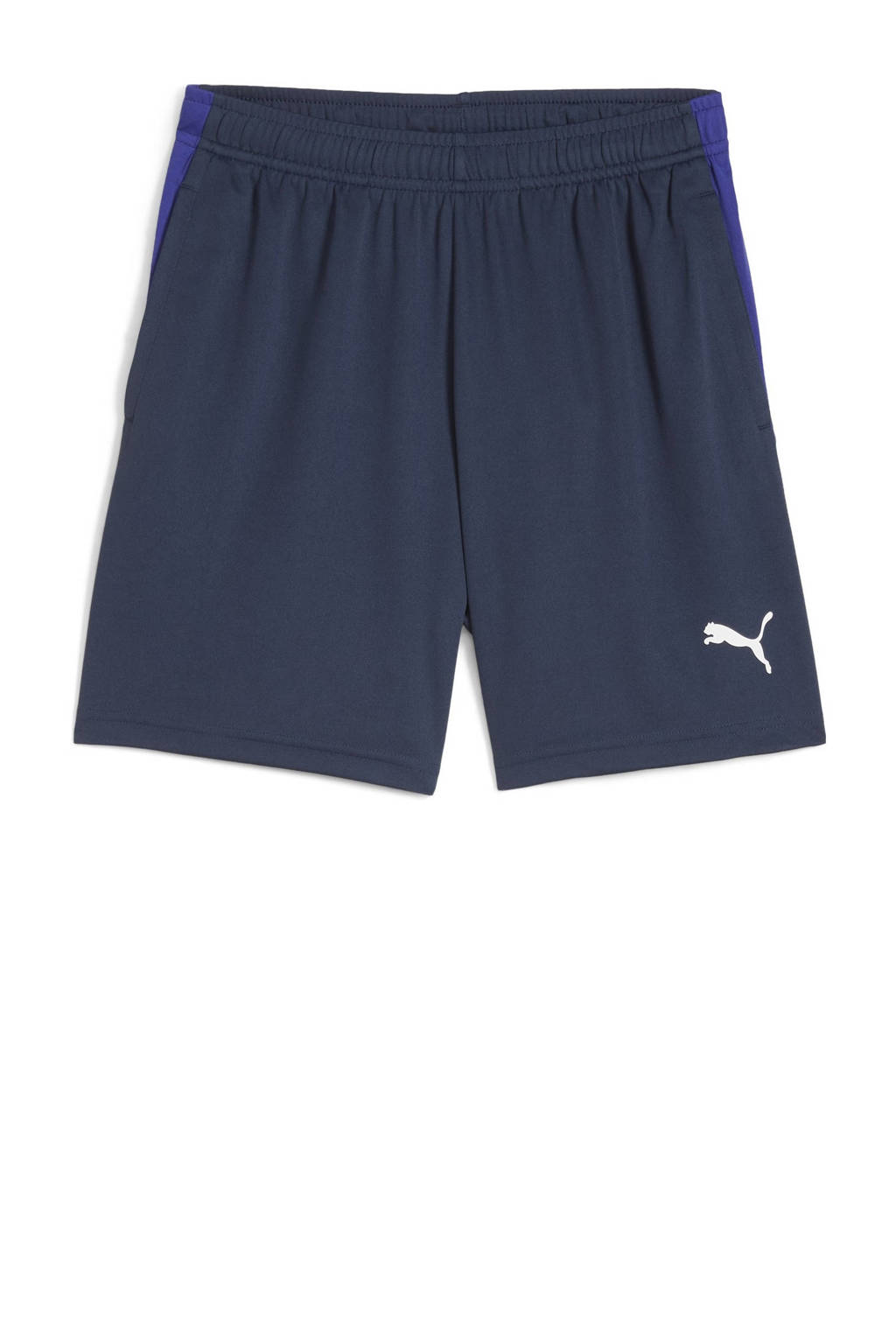 Puma sportshort donkerblauw/blauw/oranje