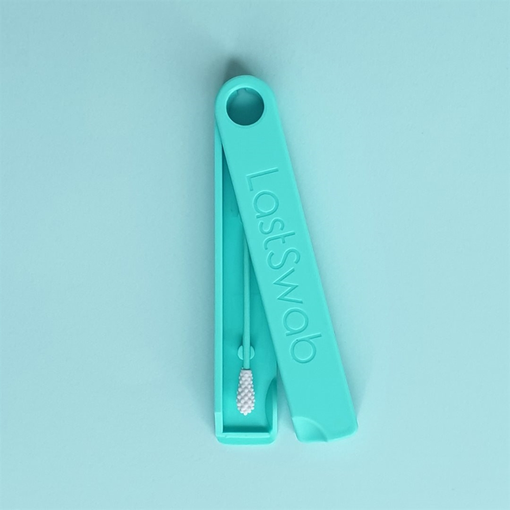 LASTSWAB Basic wiederverwendbares Wattestäbchen<br>1 Stück, delphintürkis