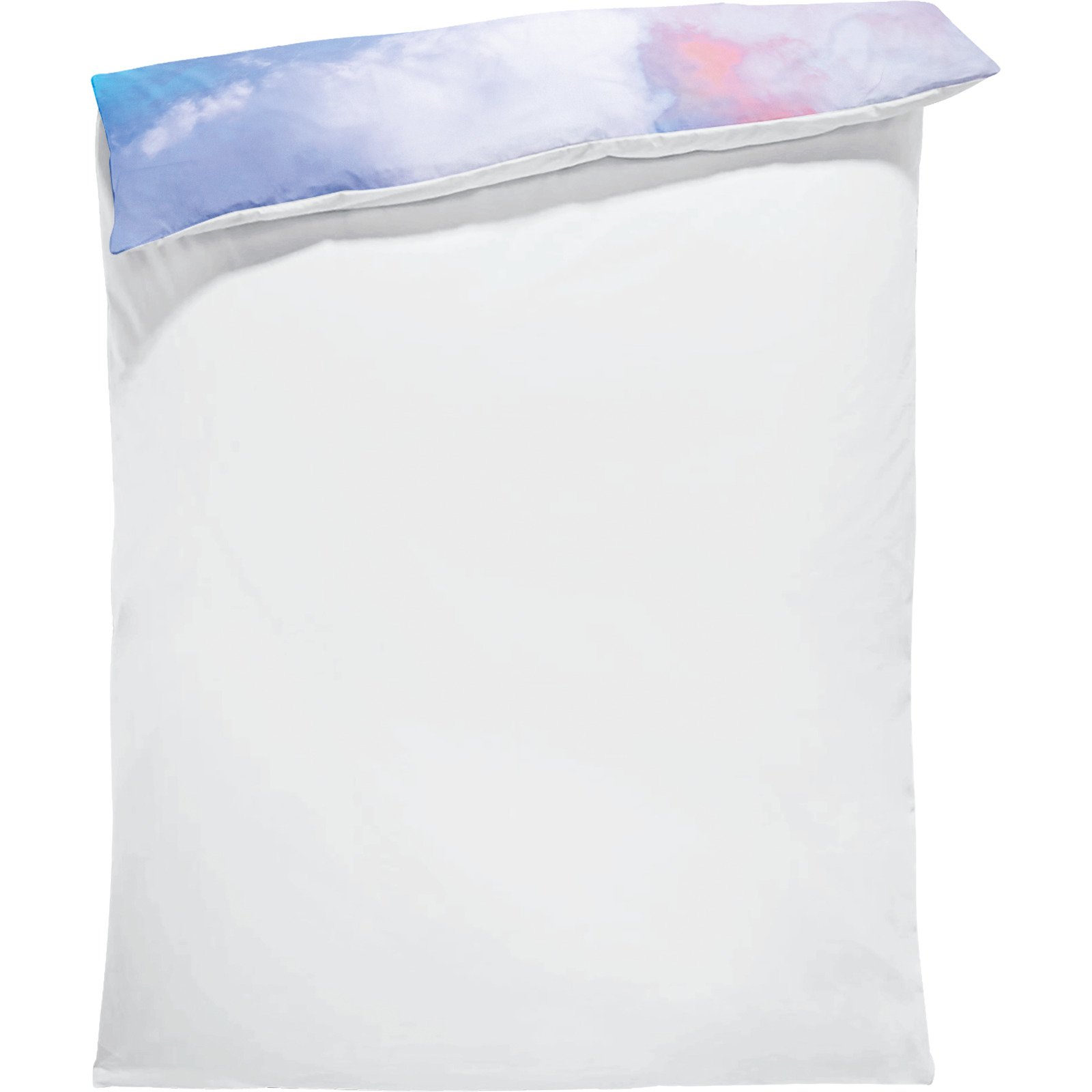 Bettwäsche Renforcé Wolkendesign Regenbogen