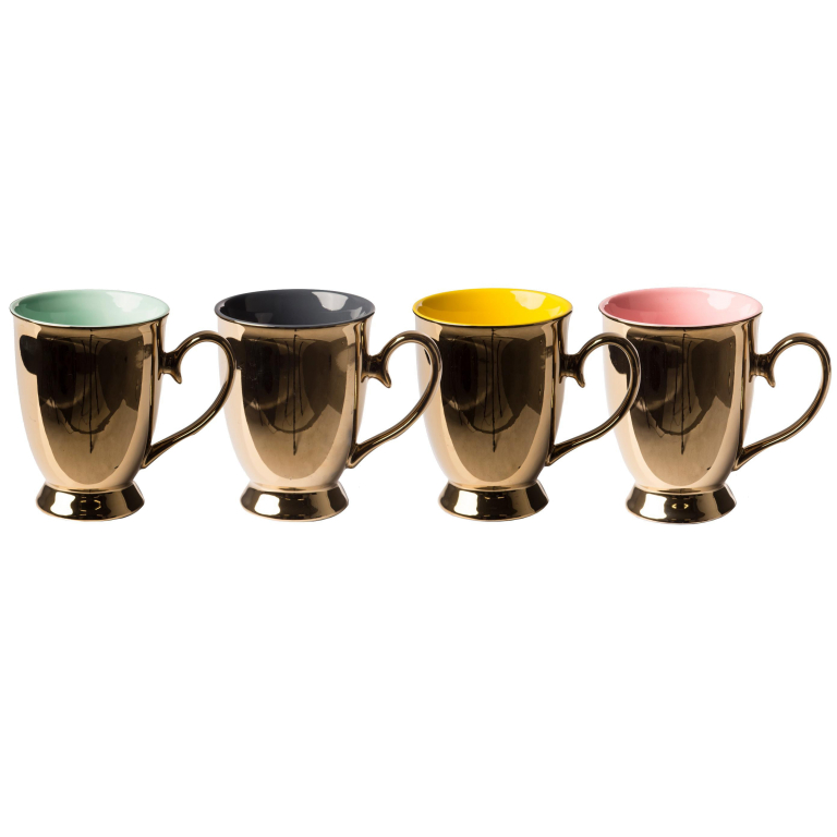 POLSPOTTEN Legacy Gold mokken set van 4