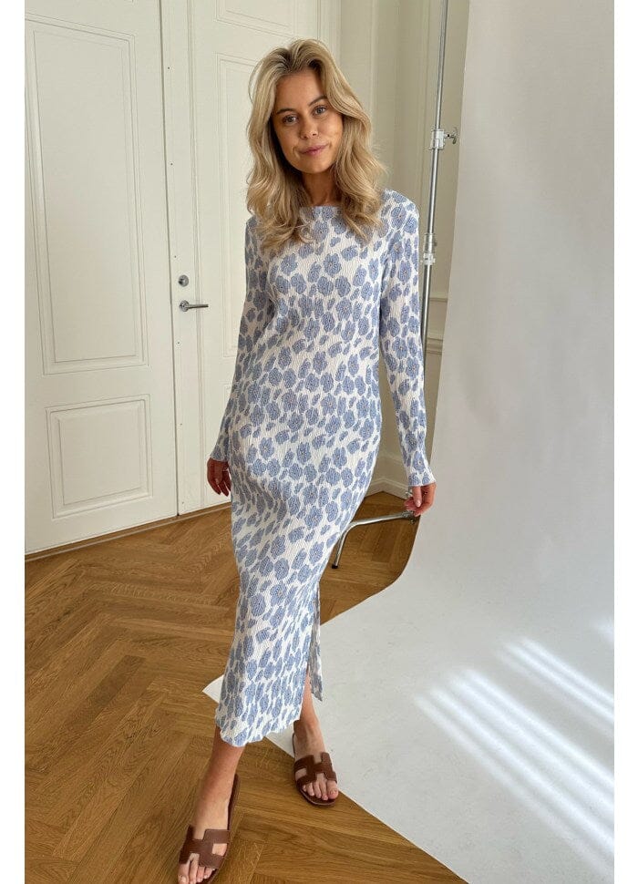 BYIC Odaic Dress bdf blue dazzling flower