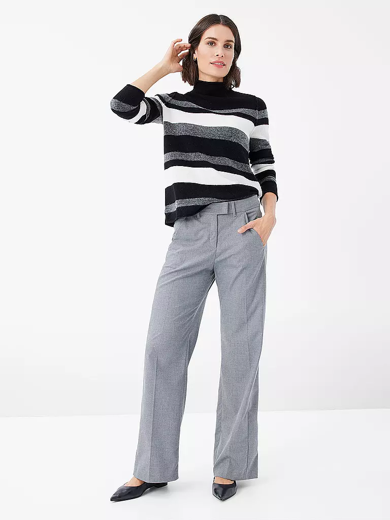 BRAX Rollkragenpullover LEE schwarz