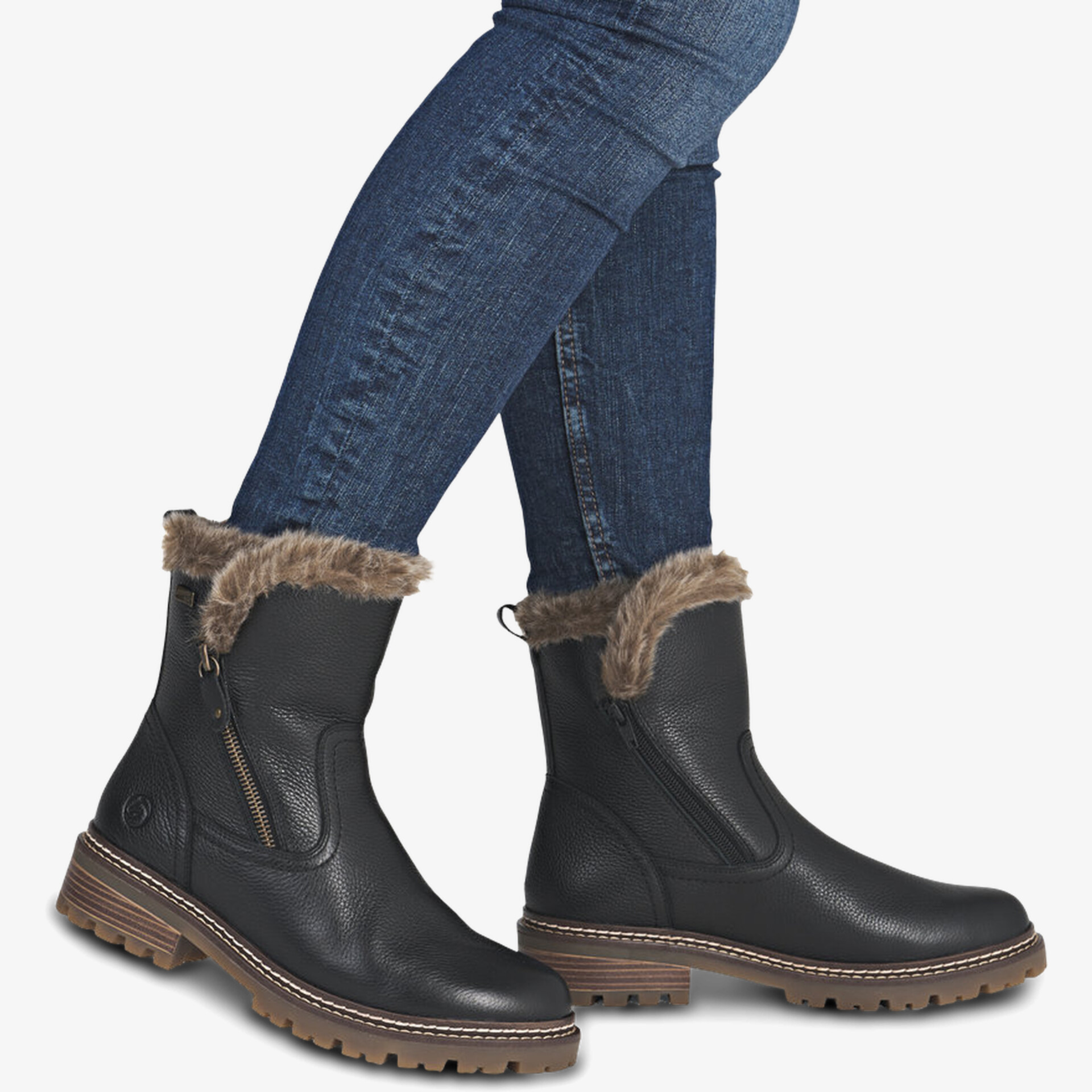 remonte Damen Winter Boots schwarz