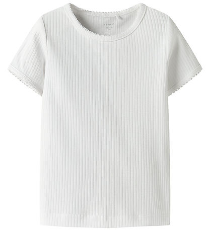 Name It T-Shirt - Rib - NmfFikatie - Lucent White