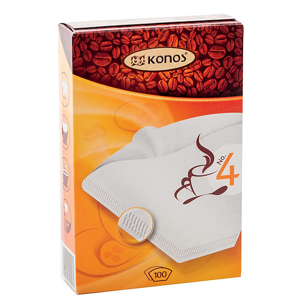 Boite de 100 filtres à café KONOS