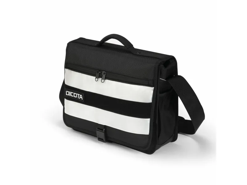 DICOTA skuldertaske REFLECTIVE sort