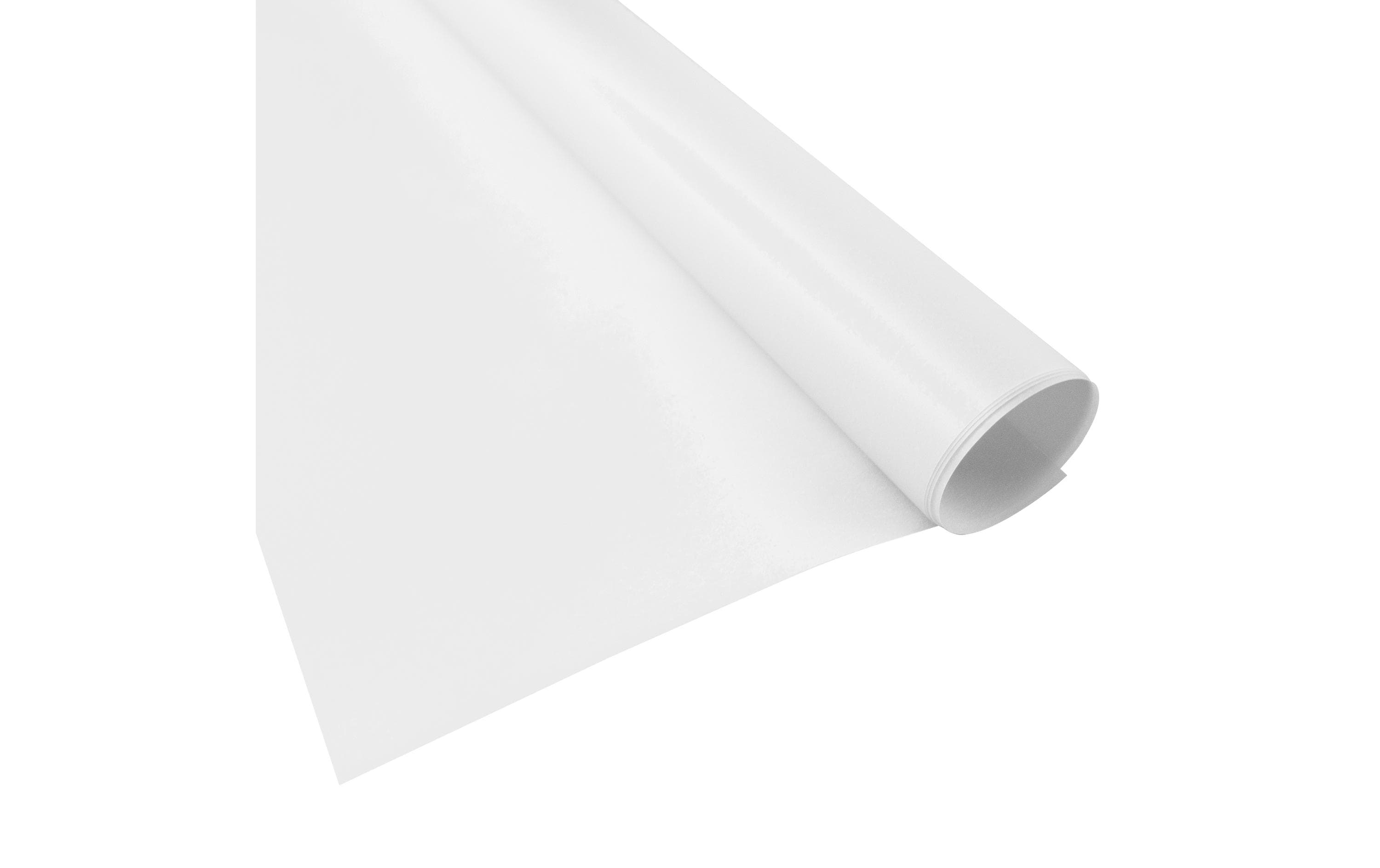 Transparentpapier Uni 50 x 61 cm, 115 g/m², WeissTransparentpapier für die Gestaltung von Fenstern oder anderen Bastelideen