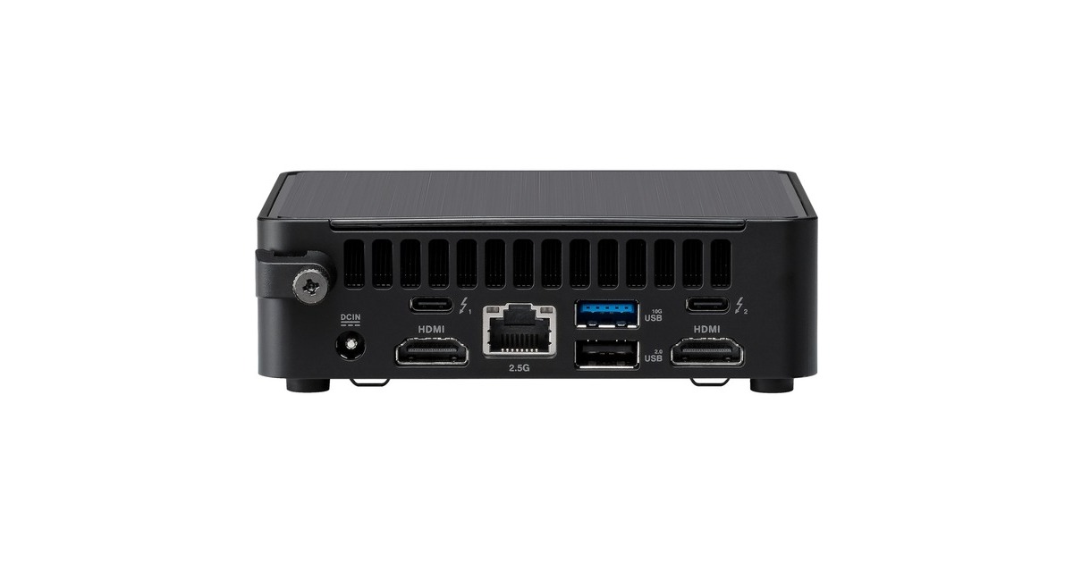 ASUSNUC 14 Pro Slim Kit RNUC14RVKU700002I barebone  (Zwart | Core Ultra 7 155H | Arc Graphics)