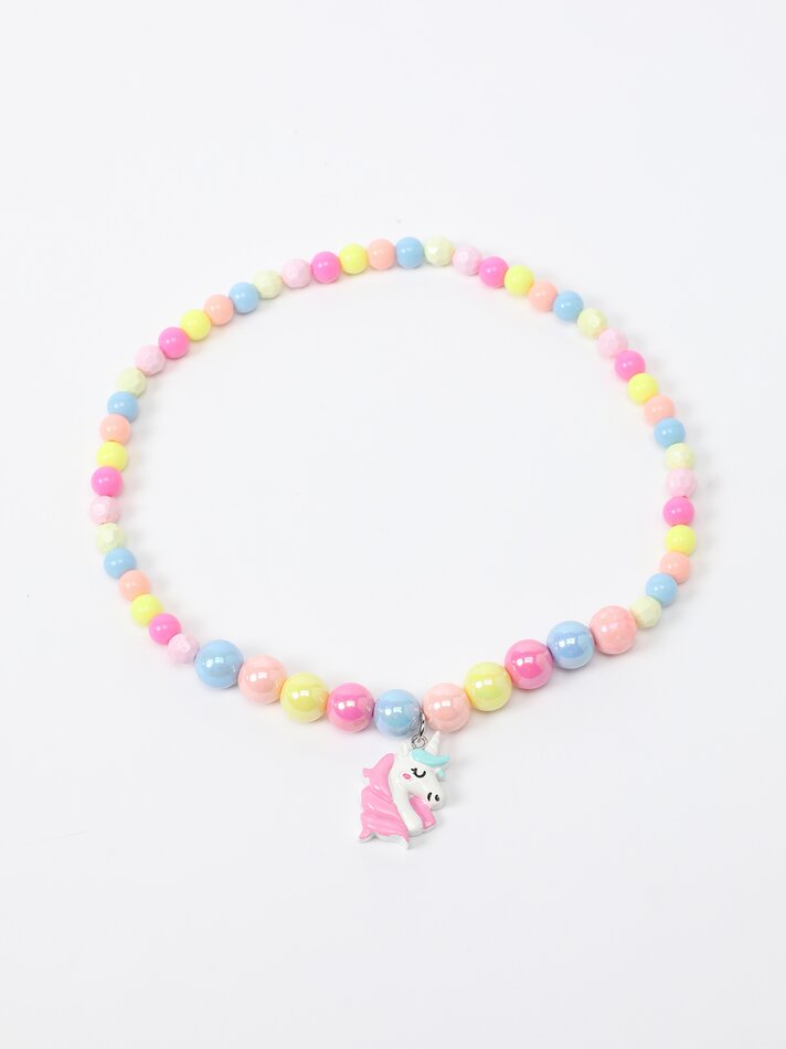 Conjunto de colar e pulseira de unicórnio - Vários modelos
