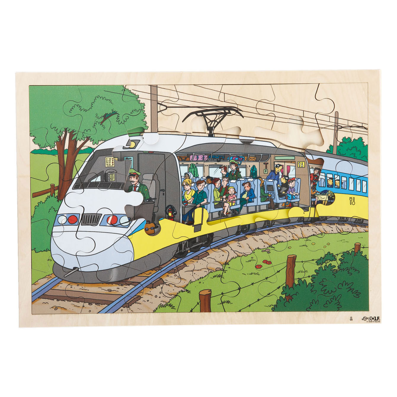 Rolf - Houten Inkijkpuzzel, 60st.