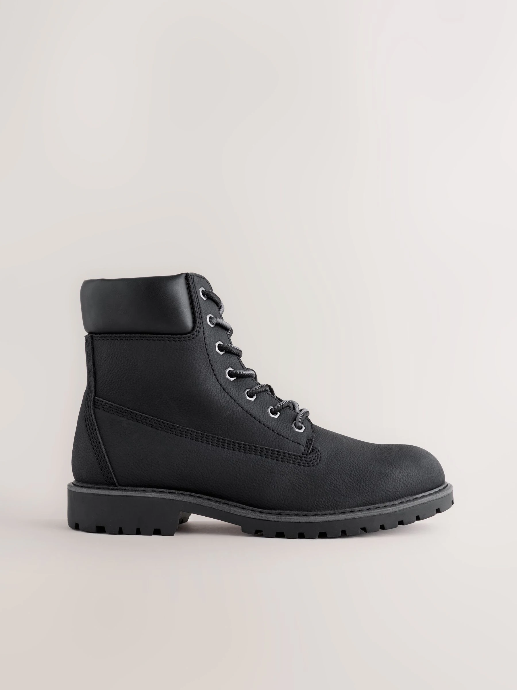 Zwart - Tall Zip-Up Boots