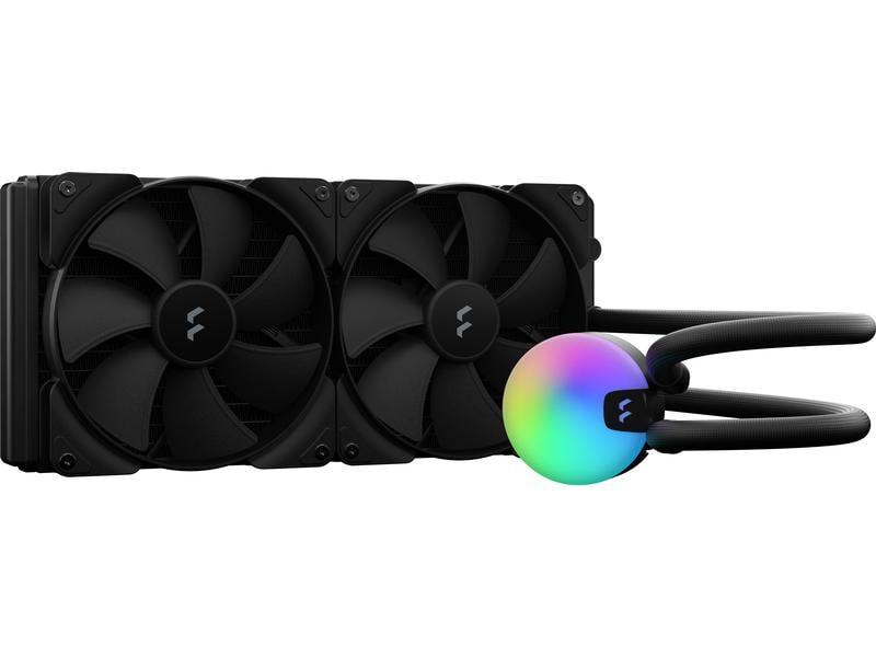 Fractal Design Wasserkühlung Lumen S28 V2 AIO-Wasserkühler für Intel- und AMD-Prozessorsockel mit voraufgetragene Wärmeleitpaste