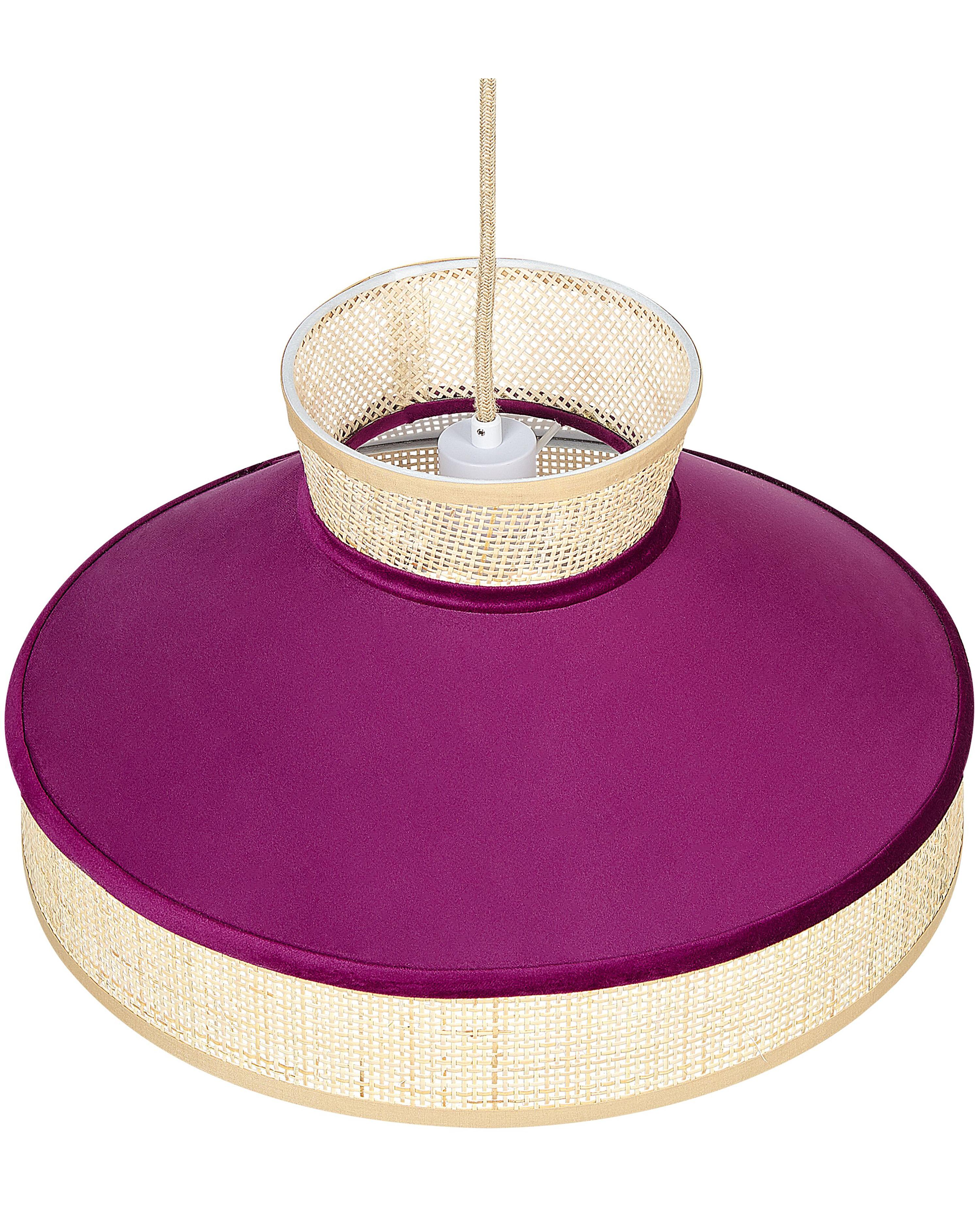 Hanglamp BATALI Rotan Fuchsia