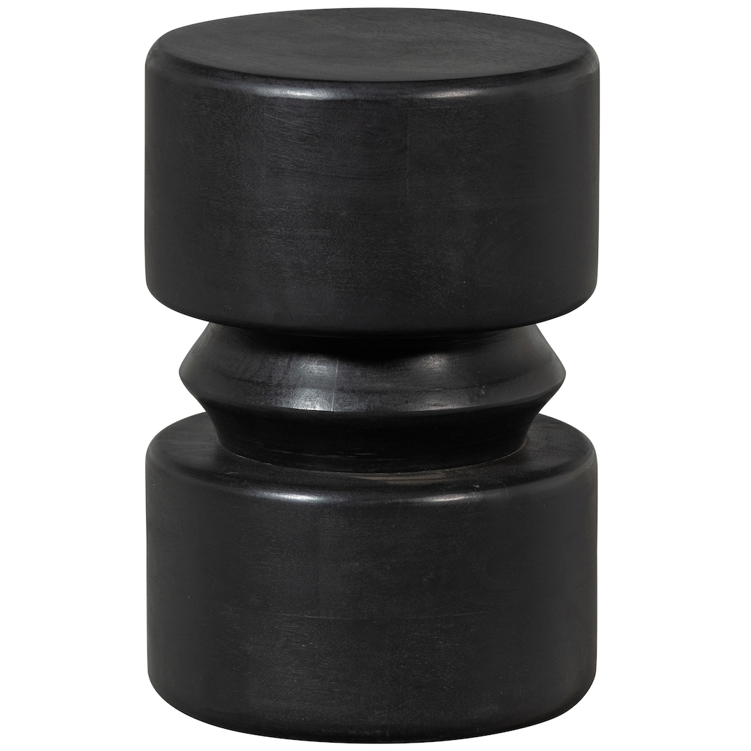 Beistelltisch TUVE 30 x 45 cm schwarz matt