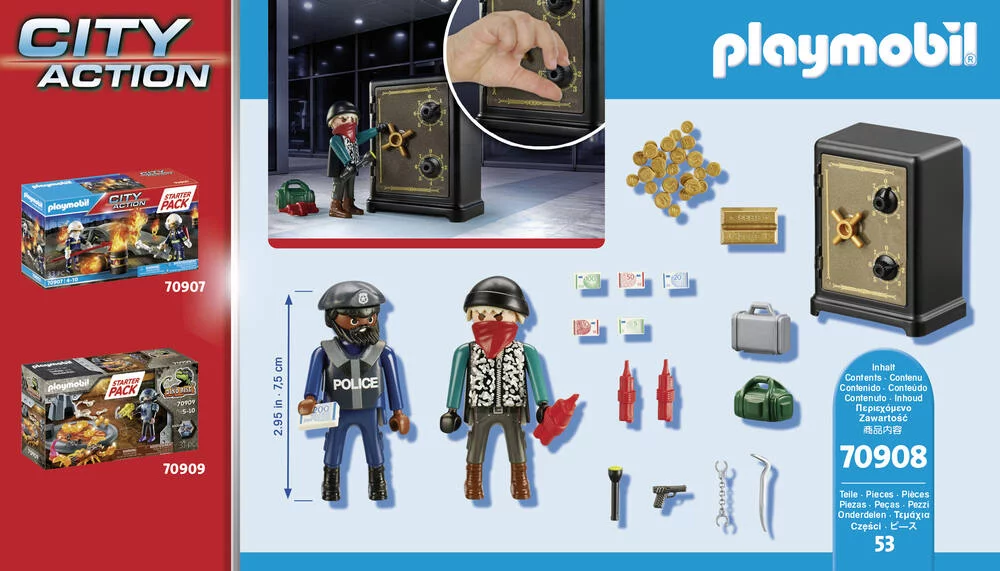 STARTER PACK POLICIER AVEC CAMBRIOLEUR - 70908