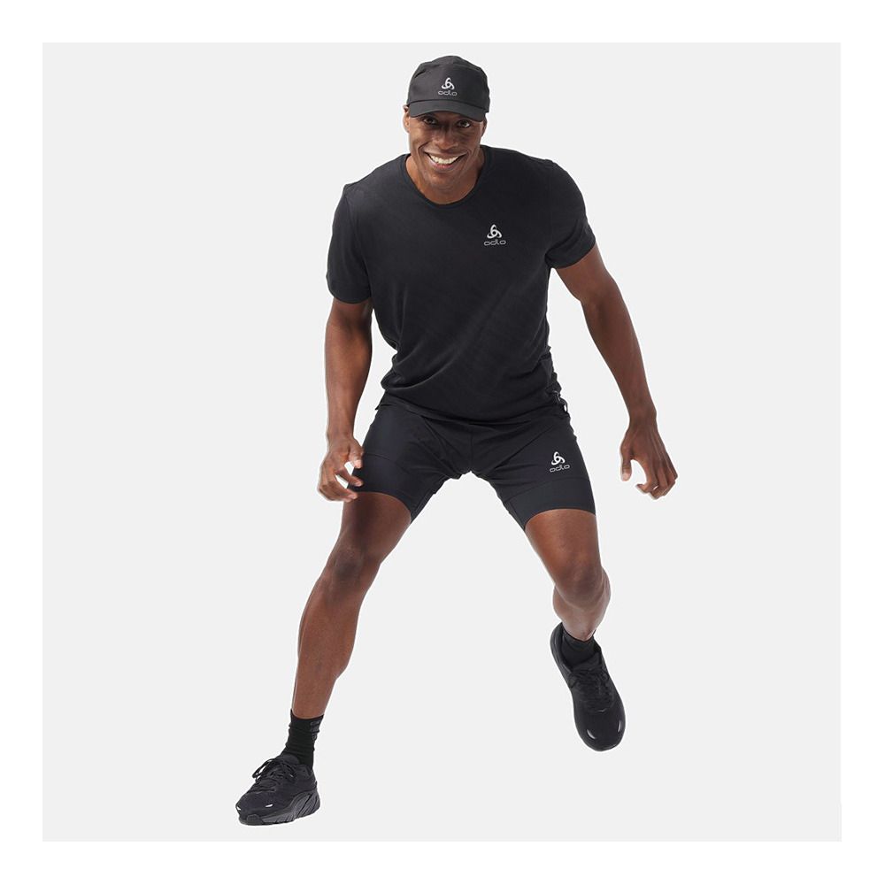 Odlo ZEROWEIGHT ENGINEERED - Maillot Homme black melange