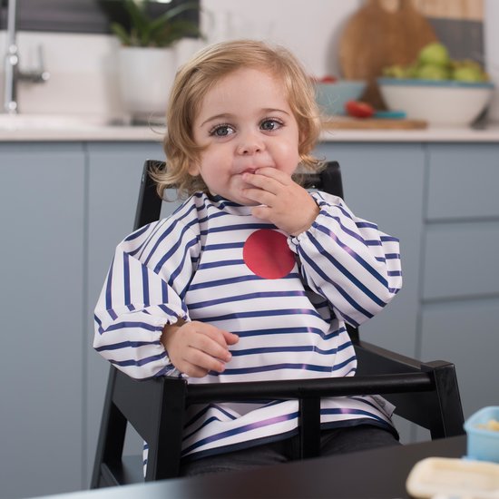 Bavoir blouse    Blue Stripes        de               Babytolove