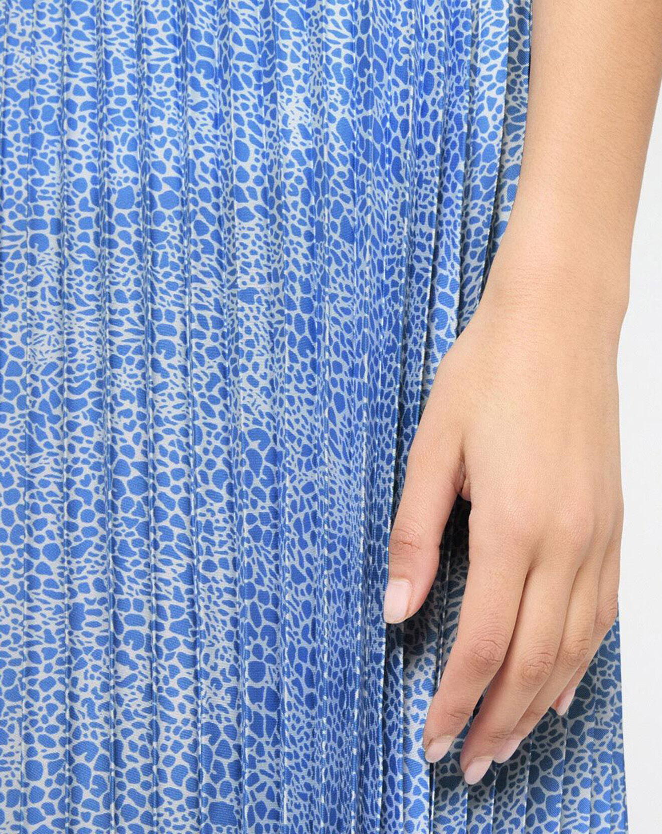 Scotch & Soda Jupe Midi à imprimé fantaisie bleu/blanc