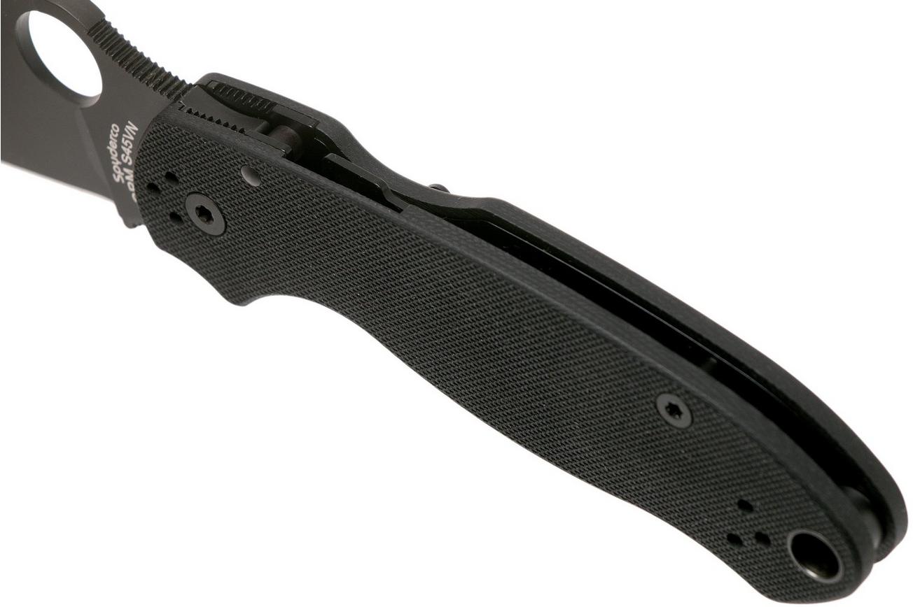 Spyderco Para 3 Black C223GPBK zakmes