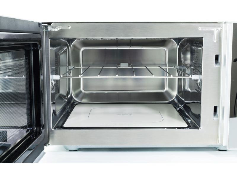Caso Mikrowelle MG20 Ceramic Menu Schwarz Design-Mikrowelle mit Keramikboden und Grillfunktion