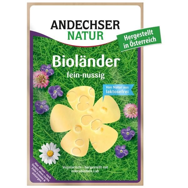 Queijo Biolander Fatiado Com 45% M.G