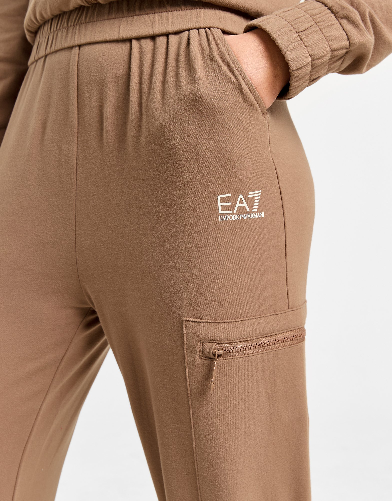Emporio Armani EA7 Ensemble de survêtement Zippé Cargo Femme