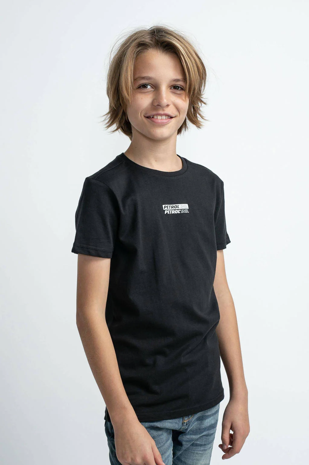 Petrol Industries T-shirt met printopdruk zwart