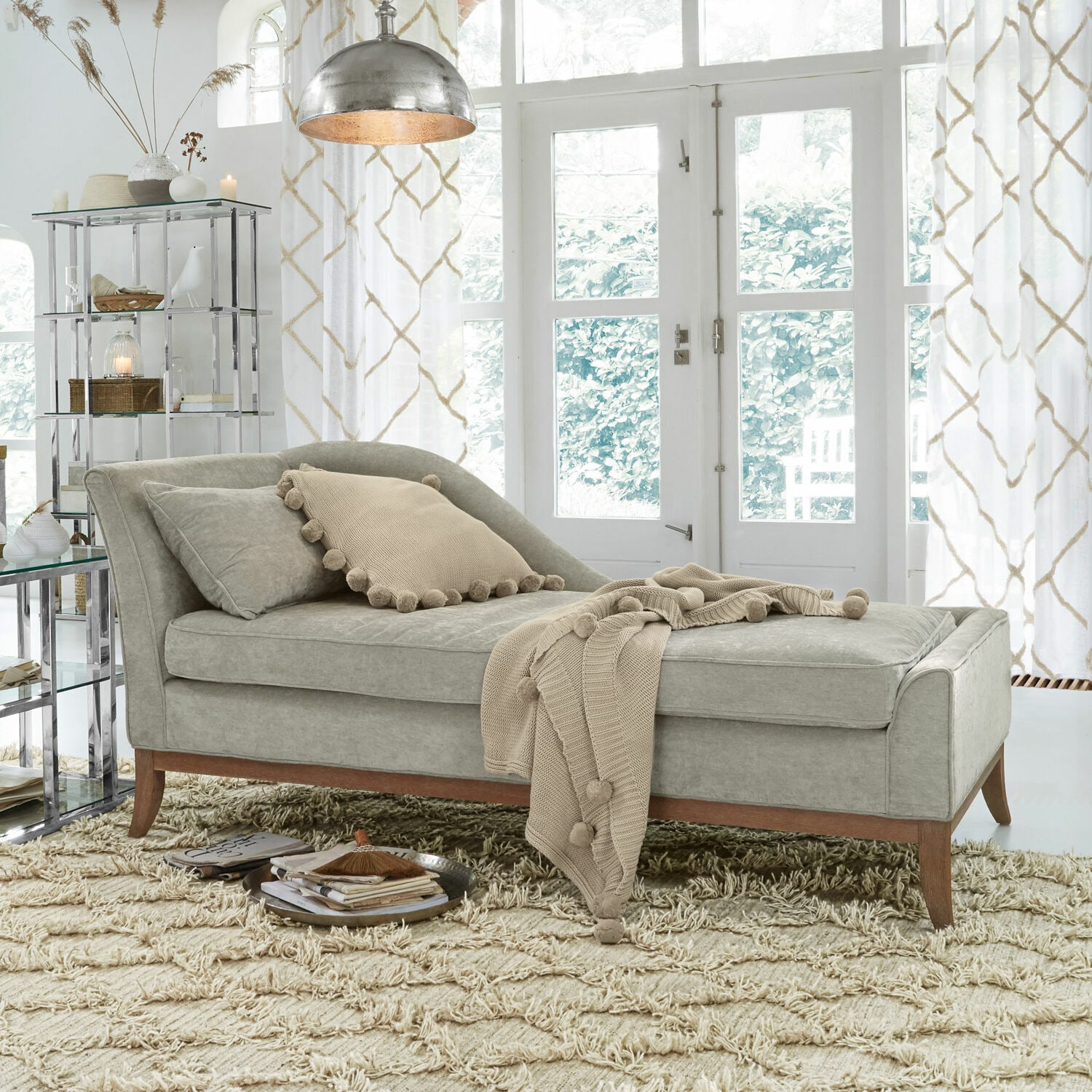 Chaiselongue Alphonse grau