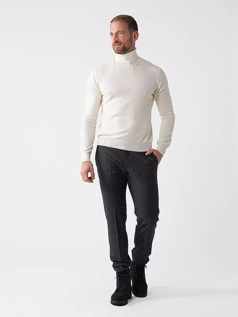 GRAN SASSO Rollkragenpullover creme