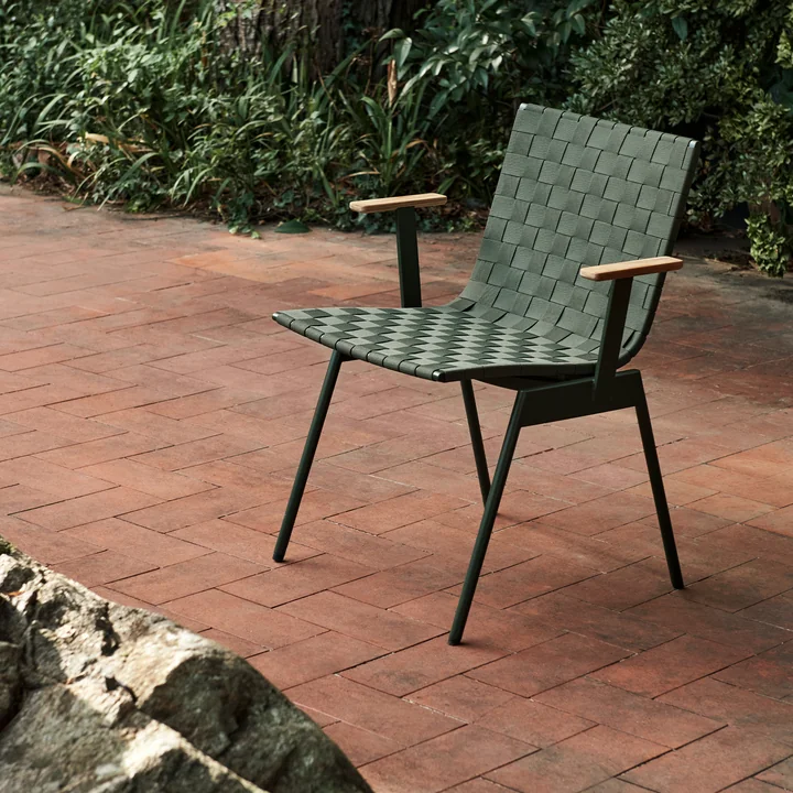 &Tradition - Ville Outdoor AV34 Armlehnstuhl, warm black