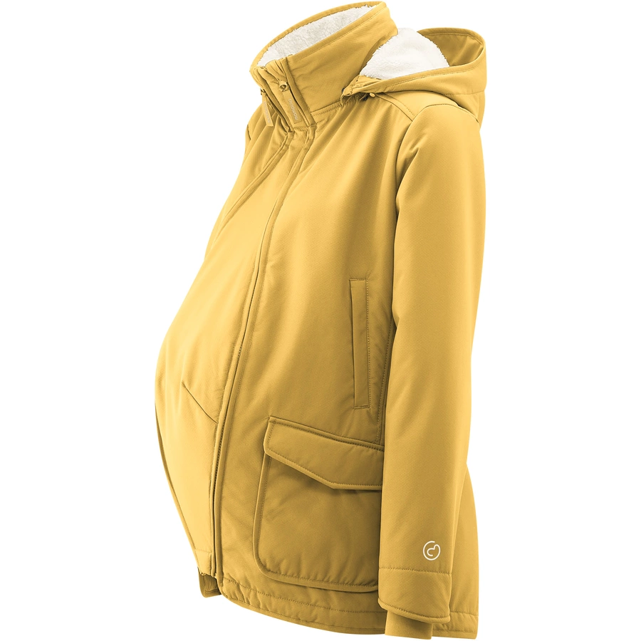 mamalila Allwetter-Tragejacke Cosy Allrounder senf