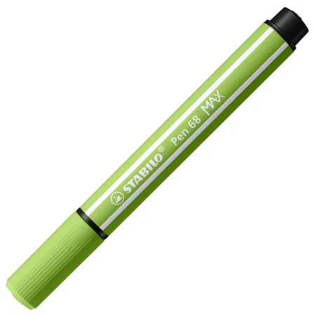 Premium-Filzstift mit dicker Keilspitze - STABILO Pen 68 MAX - ARTY - 18er Pack - mit 18 verschiedenen Farben