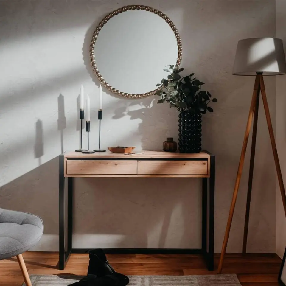 Finori - Wandtafel - Multikleur - Bewerkt hout